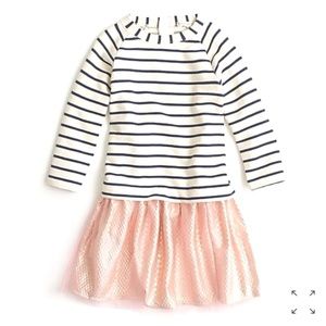 Gorgeous J. Crew Girls | Crewcuts Tulle Dress in Stripe Girls Size 10. SO PRETTY
